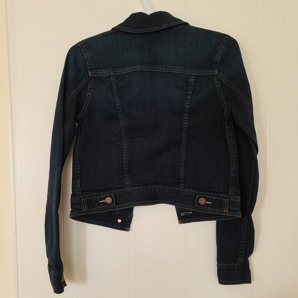 American Eagle Jean Jacket, XSmall, Dark Blue - Picture 2 of 8